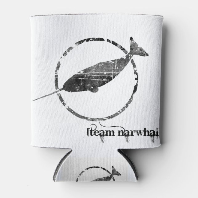 Porta-lata Equipe Narwhal (Frente)