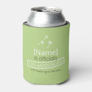Porta-lata Erva Daninha Happens fofo cínico dandelion Engraça