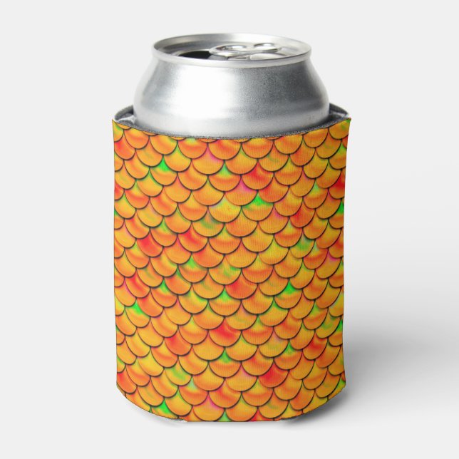 Porta-lata Escalas laranja e verde de queda (Can Front)