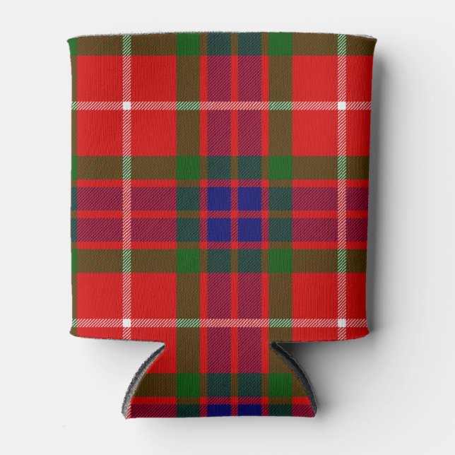 Porta-lata Escocês Clan Fraser da Xadrez Lovat Tartan (Frente)