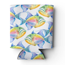 Escola de Peixes Tropicais Colorida