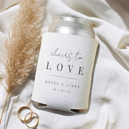 Porta-lata Escrita Mínima Moderna Anima ao Favor do Casamento