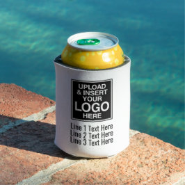 Porta-lata Escritório básico de negócios com logotipos e info