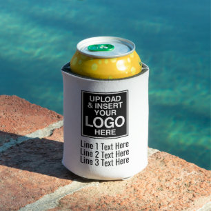 Porta-lata Escritório básico de negócios com logotipos e info