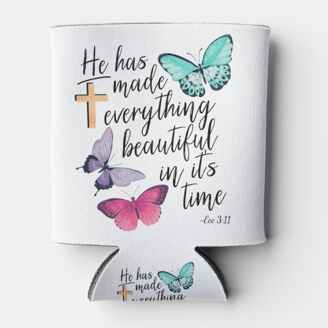 Porta-lata Escritura De Ecc Verso Da bíblia (Frente)