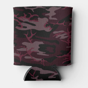 Porta-lata Escuro - Camo vermelho pode refrigerador