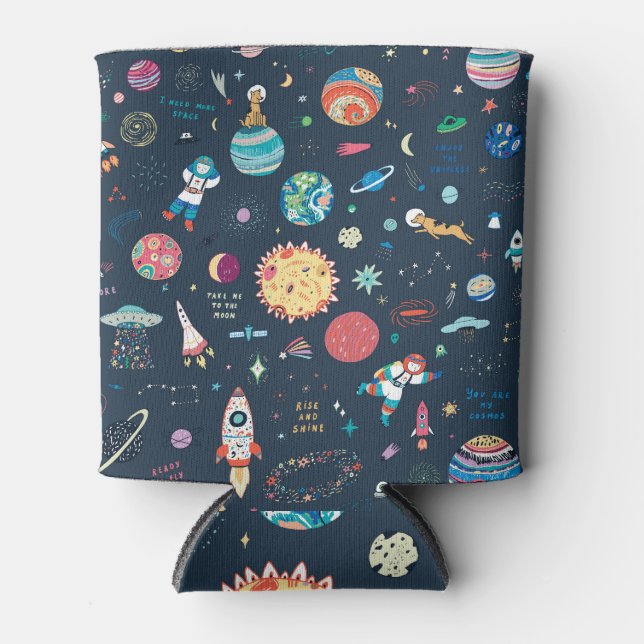 Porta-lata Espaço do Cosmos: Desenho Mão (Frente)