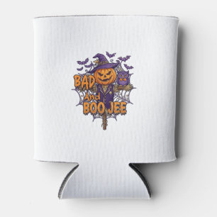 Porta-lata Espantalho de Abóbora Coruja Roxa Morcegos Bad Boo
