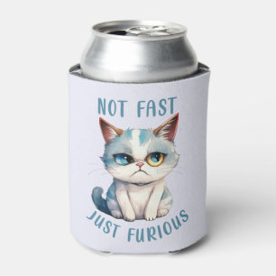 Porta-lata Espírito Felino da Fiery - Design de Gato Irritado