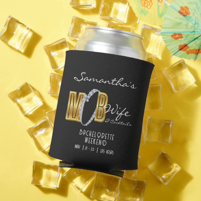 Porta-lata Esposa do Bandido & Coquetéis Festa de Solteira Bl (Verão in situ)