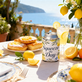 Porta-lata Esprema o Dia Limão Costa Amalfi Italiana Festa 