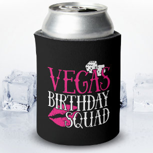Porta-lata Esquadrão de Festas de aniversário de Las Vegas