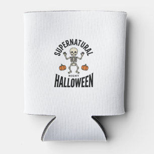 Porta-lata Esqueleto de Halloween Supernatural Engraçado Vint
