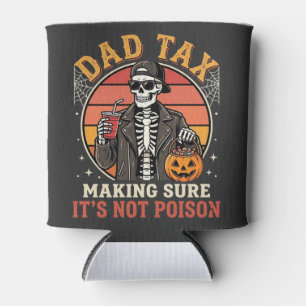 Porta-lata Esqueleto de Imposto do Papai no Halloween Design