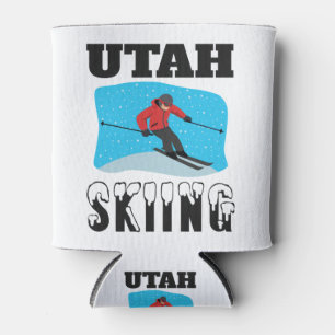 Porta-lata Esquiando Utah Park City Skier Ski