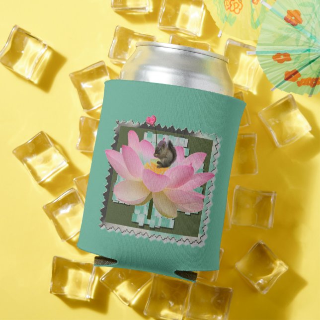 Porta-lata Esquilo de Bebê (Verão in situ)