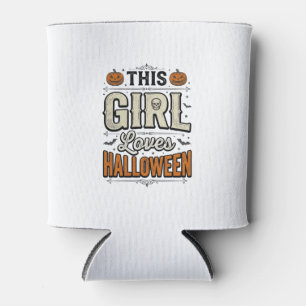Porta-lata Esta Garota Ama o Design de Camisa Vintage de Hall