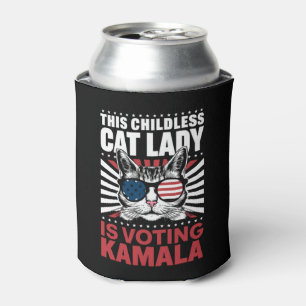 Porta-lata Esta Senhora dos Gatos sem Filhos está votando em