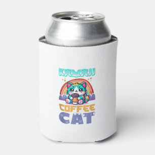 Porta-lata Estilo de Animação Adorável do Café Kawaii