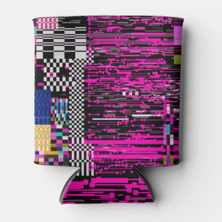 Porta-lata Estilo de Ecrã VHS Retroativo com Falha