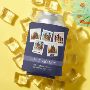 Porta-lata Estilo de Instantâneo Moderno de Férias Familiares