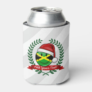 Porta-lata Estilo jamaicano alegre do Natal da bandeira