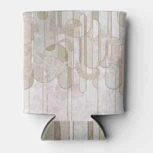 Porta-lata Estilo literal: geometria gráfica clássica.