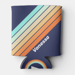Porta-lata Estilo Vintage Retro com Nome Can Cooler