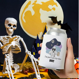 Porta-lata Estou Aqui Apenas para os BOOS Diversão no Hallowe