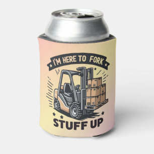 Porta-lata Estou aqui para forçar coisas, um motorista de emp