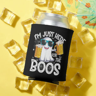 Porta-lata Estou Aqui Só Para As Vaias Engraçado Halloween