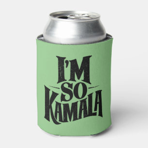 Porta-lata Estou tão Kamala Brat Verde Meme