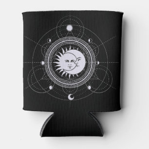 Porta-lata Estrelas celestiais do Sol e da Lua