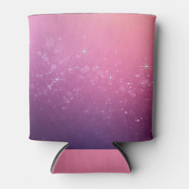 Porta-lata Estrelas No Espaço Rosa
