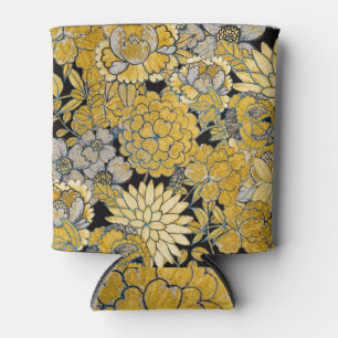 Porta-lata Etnia Floral: Textura de Paisley Criativa.