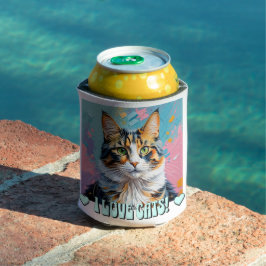 Porta-lata Eu Adoro Gatos!