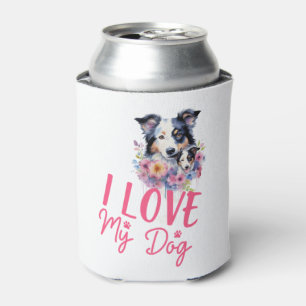 Porta-lata Eu adoro meu cachorro