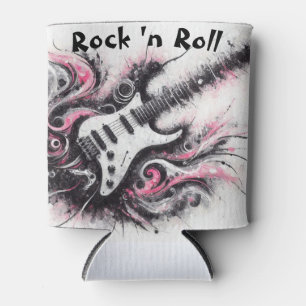 Porta-lata Eu Adoro Rock N Roll Pintura Elétrica De Violão