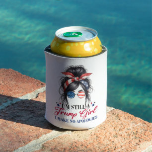 Porta-lata Eu ainda sou uma Trump Girl que eu não faço descul
