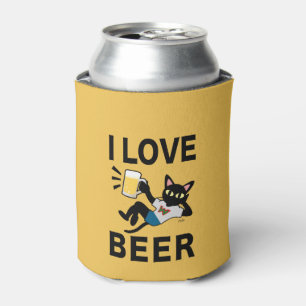 Porta-lata Eu amo a cerveja