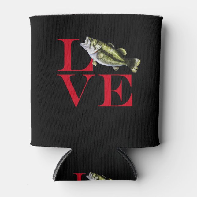 Porta-lata Eu Amo Bass (Frente)