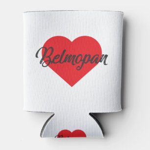 Porta-lata Eu Amo Belmopan - Belize