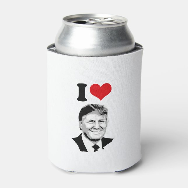Porta-lata Eu Amo Donald Trump (Can Front)