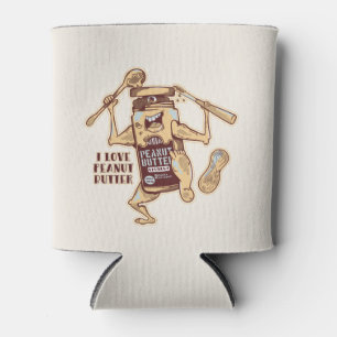 PORTA-LATA EU AMO MANTEIGA DE PEANUA