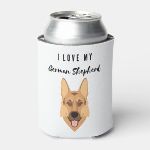 Porta-lata Eu Amo Meu German shepherd