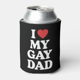 Porta-lata Eu Amo Meu Pai Gay Eu Adoro Meu Pai Gay