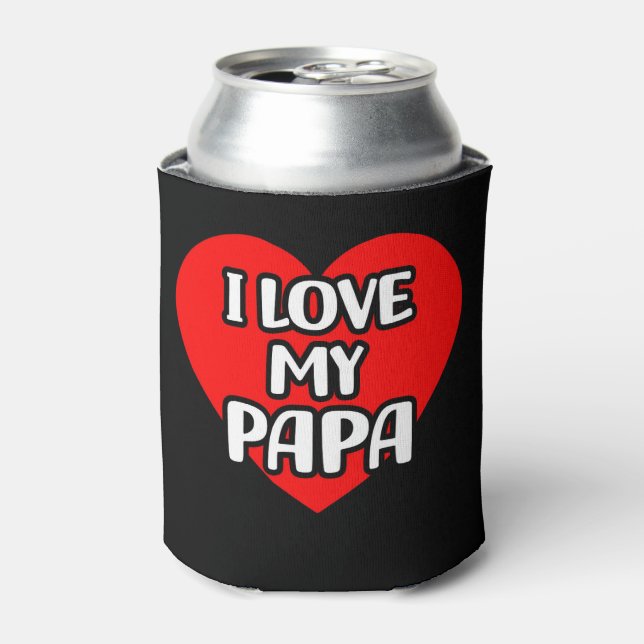 Porta-lata Eu Amo Meu Papai (Can Front)