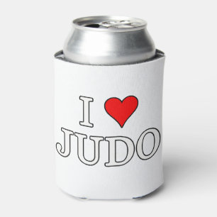 Porta-lata Eu amo o judo