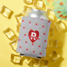 EU AMO SOCA em CINZA