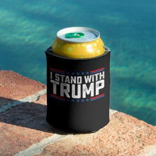 Porta-lata Eu Apoio Trump Eleição Presidencial Vintage